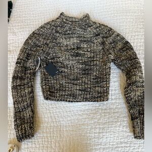 Aritzia cropped Knit Sweater
